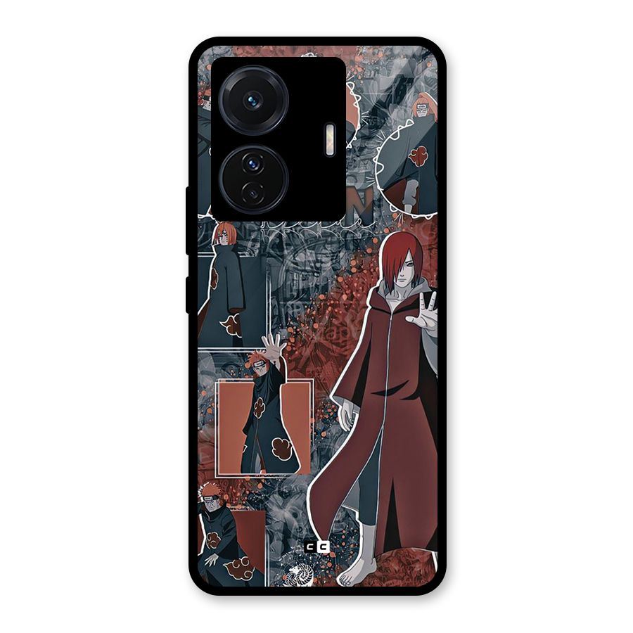 Pain Group Glass Back Case for Vivo T1 Pro