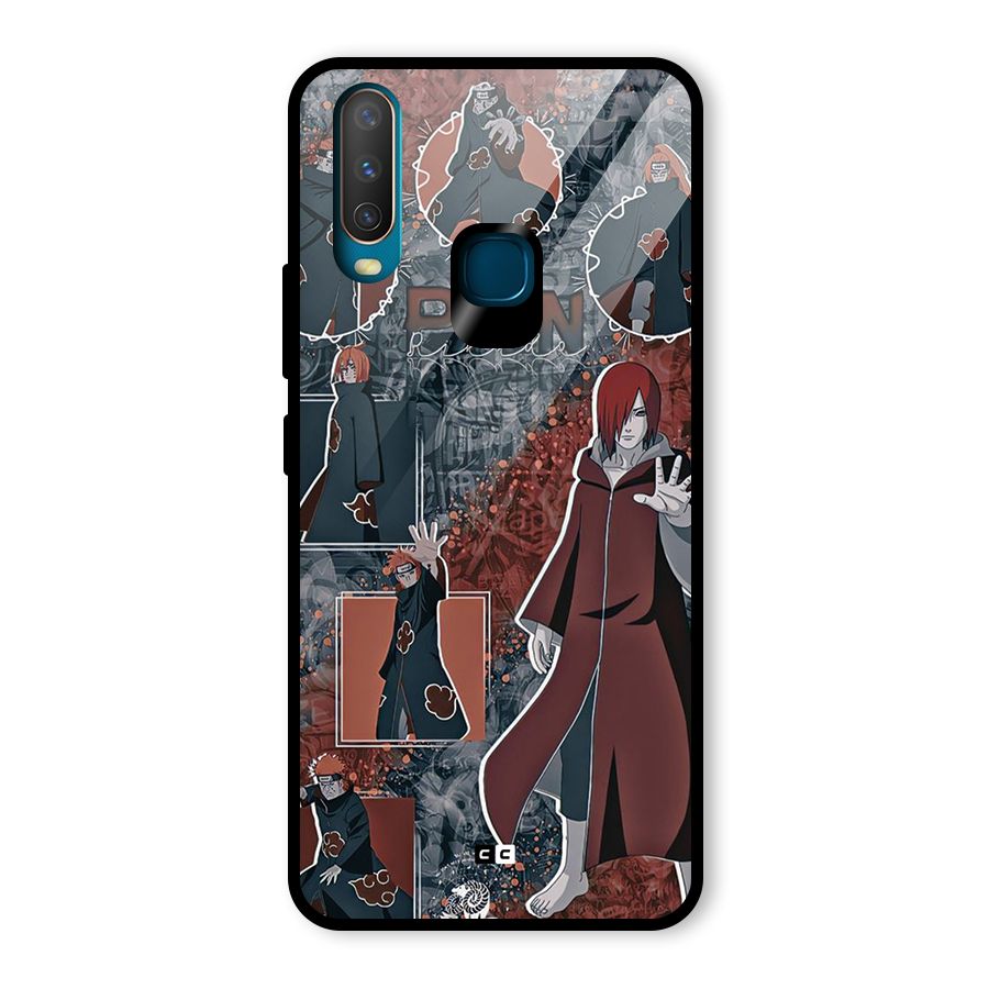 Pain Group Glass Back Case for Vivo U10