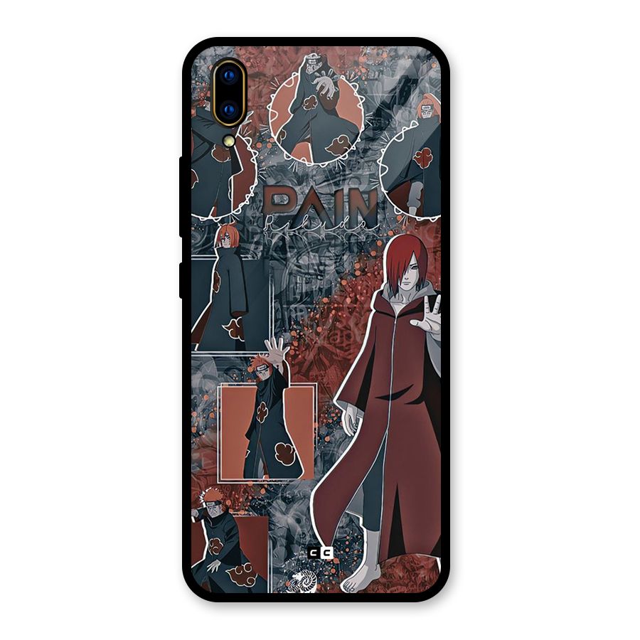 Pain Group Glass Back Case for Vivo V11 Pro