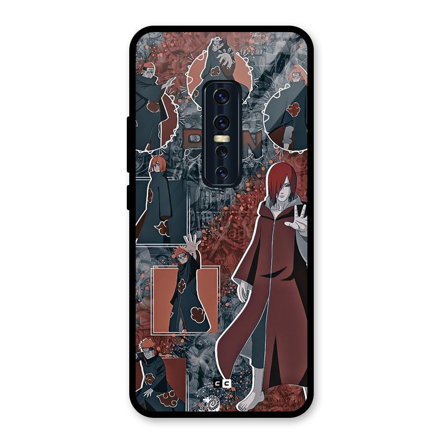 Pain Group Glass Back Case for Vivo V17 Pro