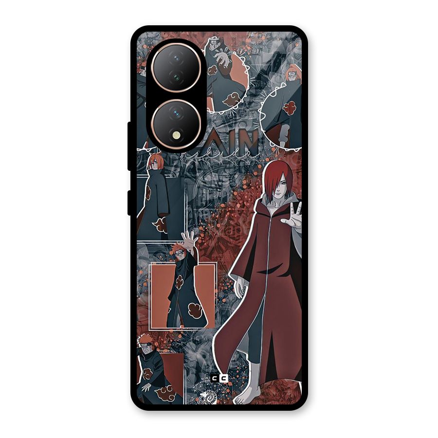 Pain Group Glass Back Case for Vivo Y100A