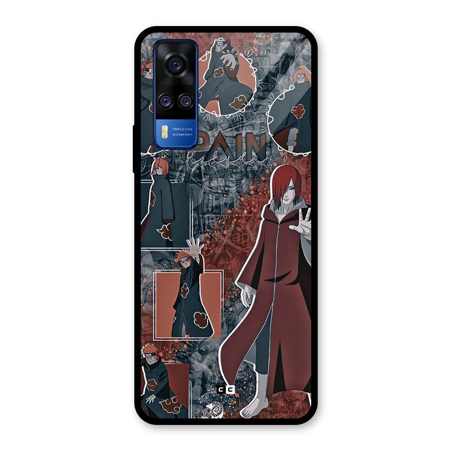 Pain Group Glass Back Case for Vivo Y31