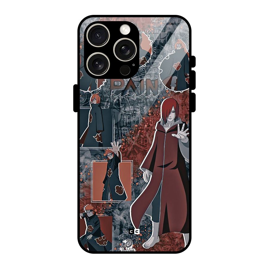 Pain Group Glass Back Case for iPhone 15 Pro Max