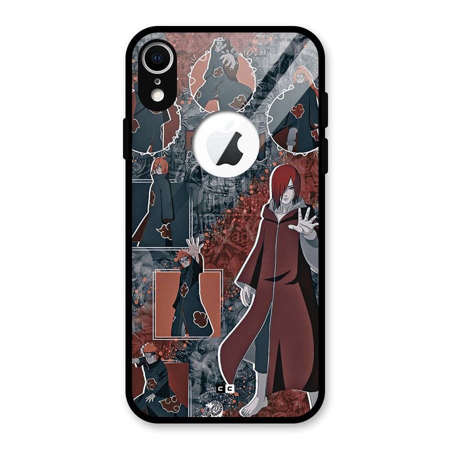 Pain Group Glass Back Case for iPhone XR Logo Cut