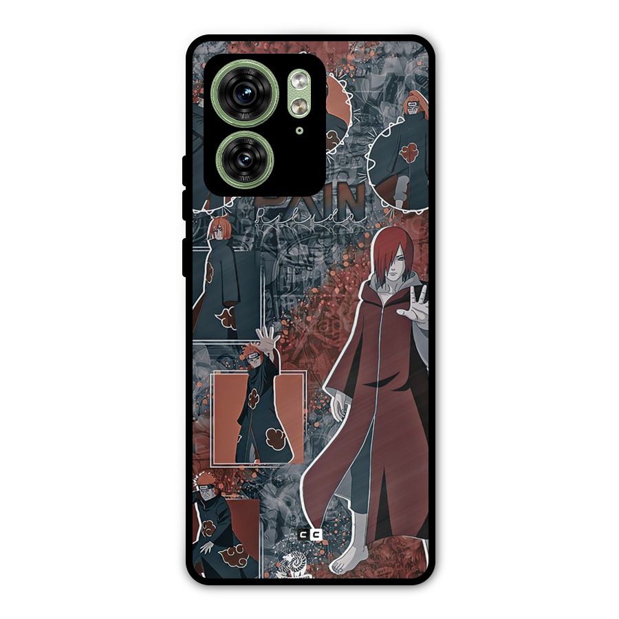 Pain Group Metal Back Case for Motorola Edge 40 5G