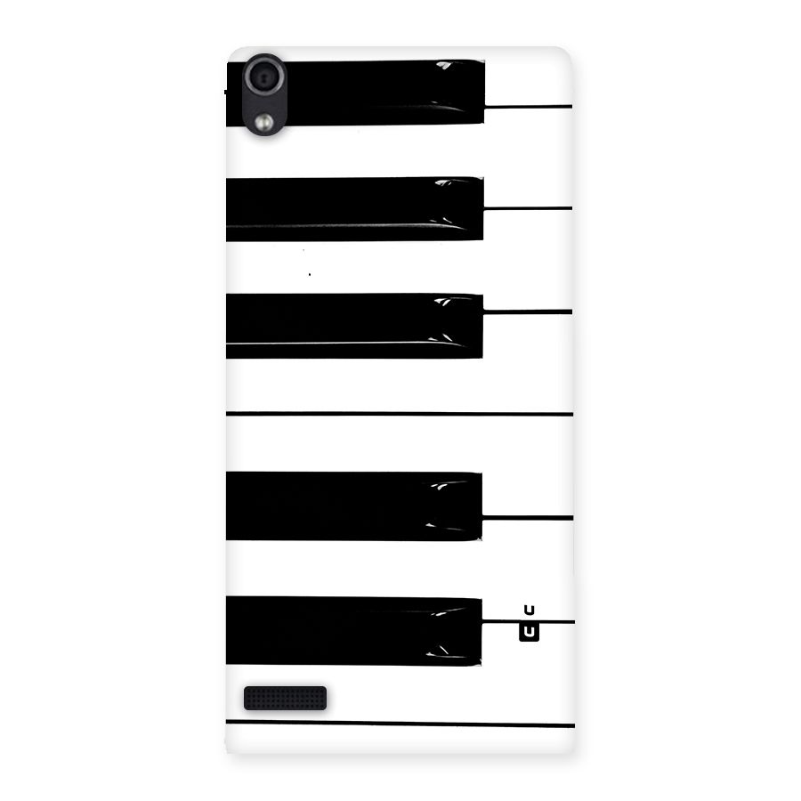 Paino Keys Printed Classy Back Case for Ascend P6