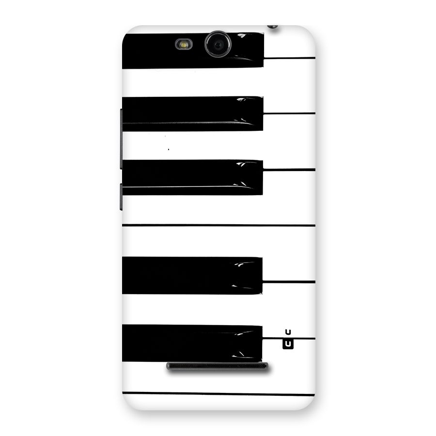 Paino Keys Printed Classy Back Case for Canvas Juice 3 Q392