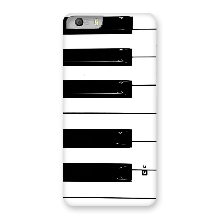 Paino Keys Printed Classy Back Case for Canvas Knight 2