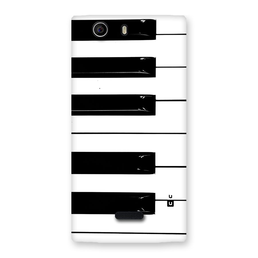 Paino Keys Printed Classy Back Case for Canvas Nitro 2 E311