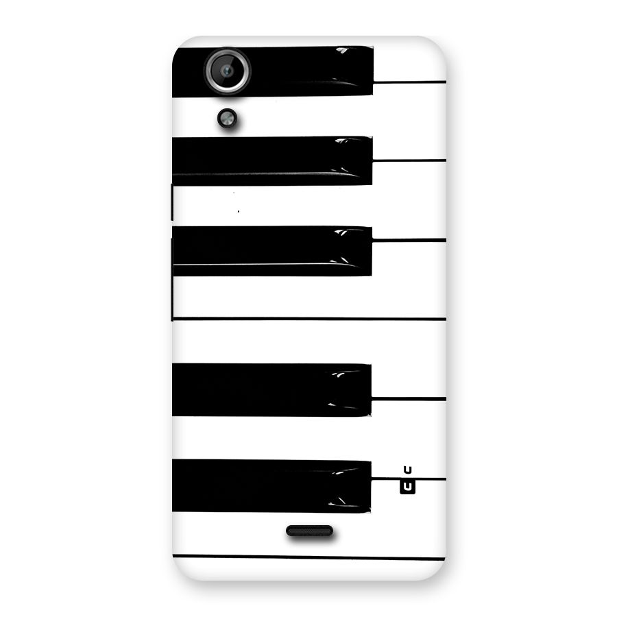 Paino Keys Printed Classy Back Case for Canvas Selfie Lens Q345