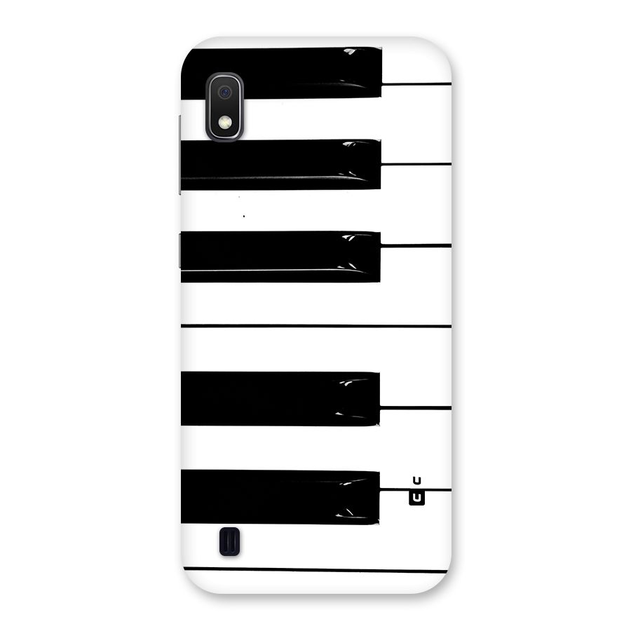 Paino Keys Printed Classy Back Case for Galaxy A10
