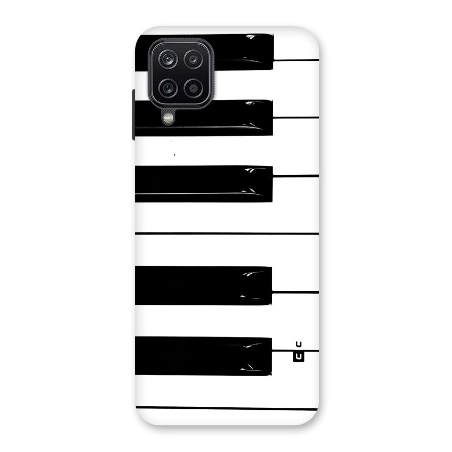 Paino Keys Printed Classy Back Case for Galaxy A12