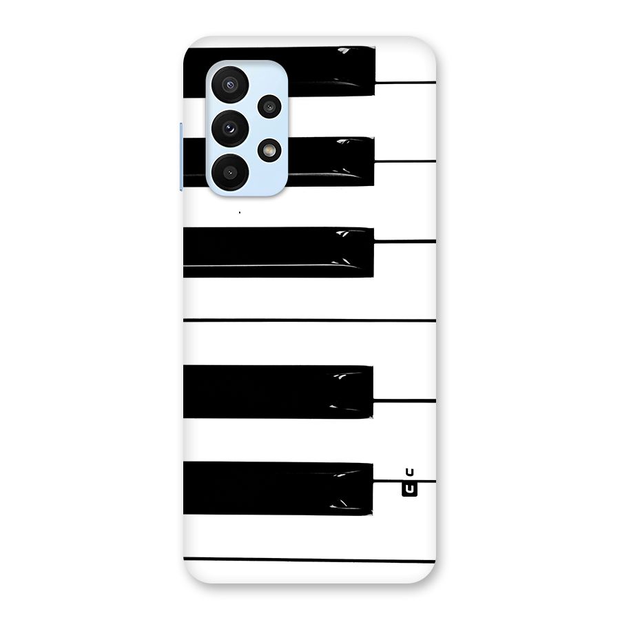 Paino Keys Printed Classy Back Case for Galaxy A23