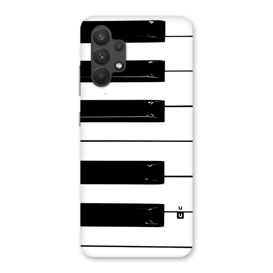 Paino Keys Printed Classy Back Case for Galaxy A32