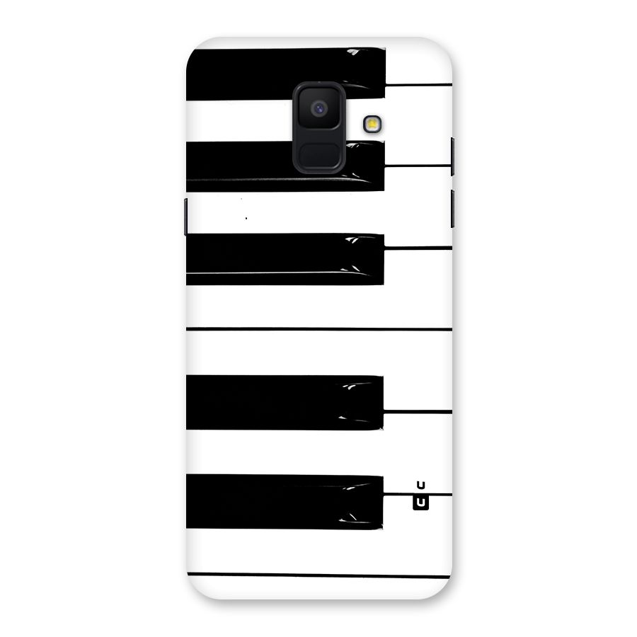Paino Keys Printed Classy Back Case for Galaxy A6 (2018)