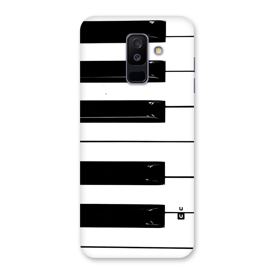 Paino Keys Printed Classy Back Case for Galaxy A6 Plus