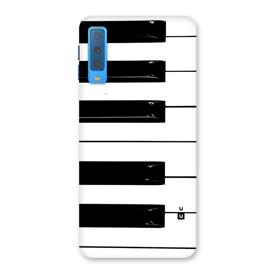 Paino Keys Printed Classy Back Case for Galaxy A7 (2018)