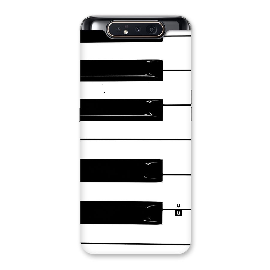 Paino Keys Printed Classy Back Case for Galaxy A80