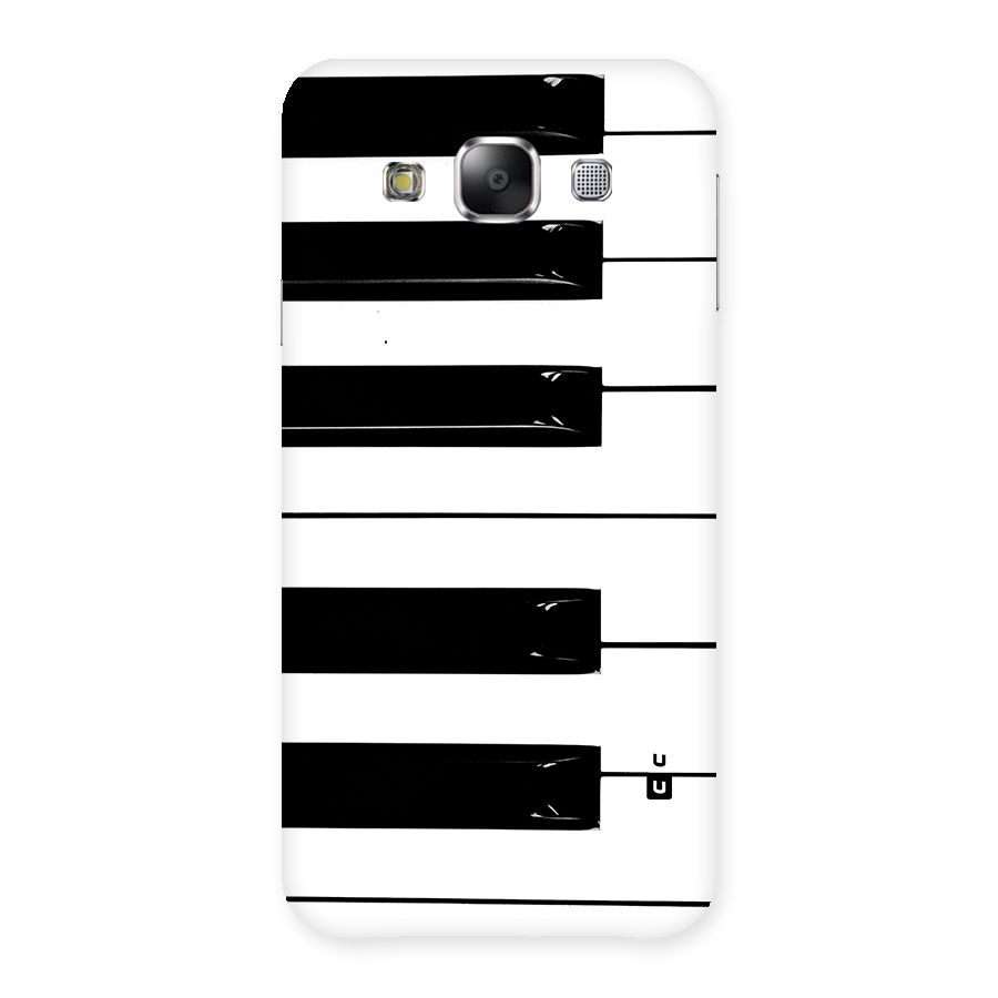 Paino Keys Printed Classy Back Case for Galaxy E5