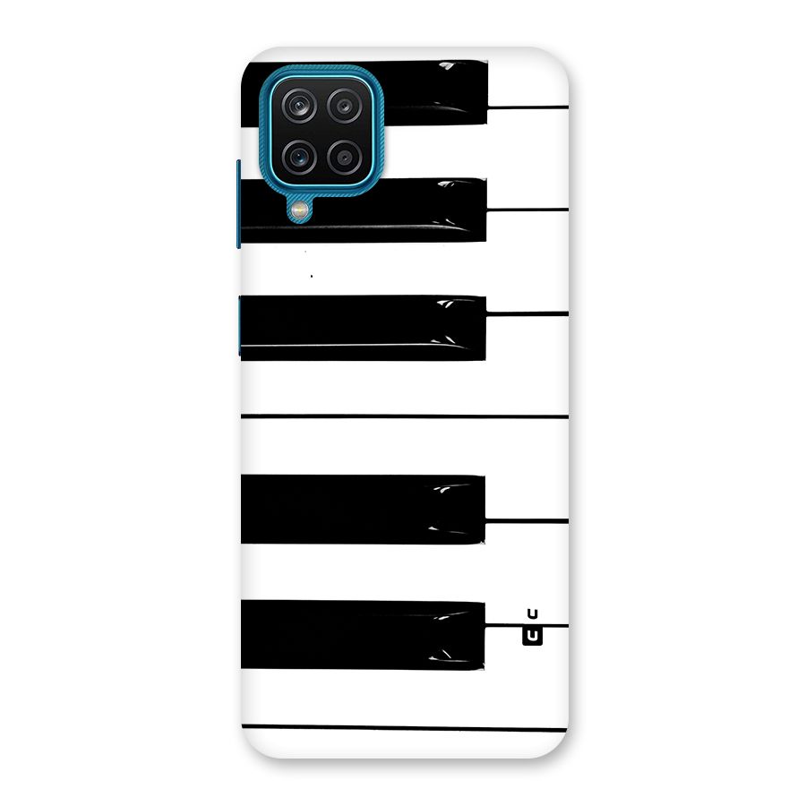 Paino Keys Printed Classy Back Case for Galaxy F12