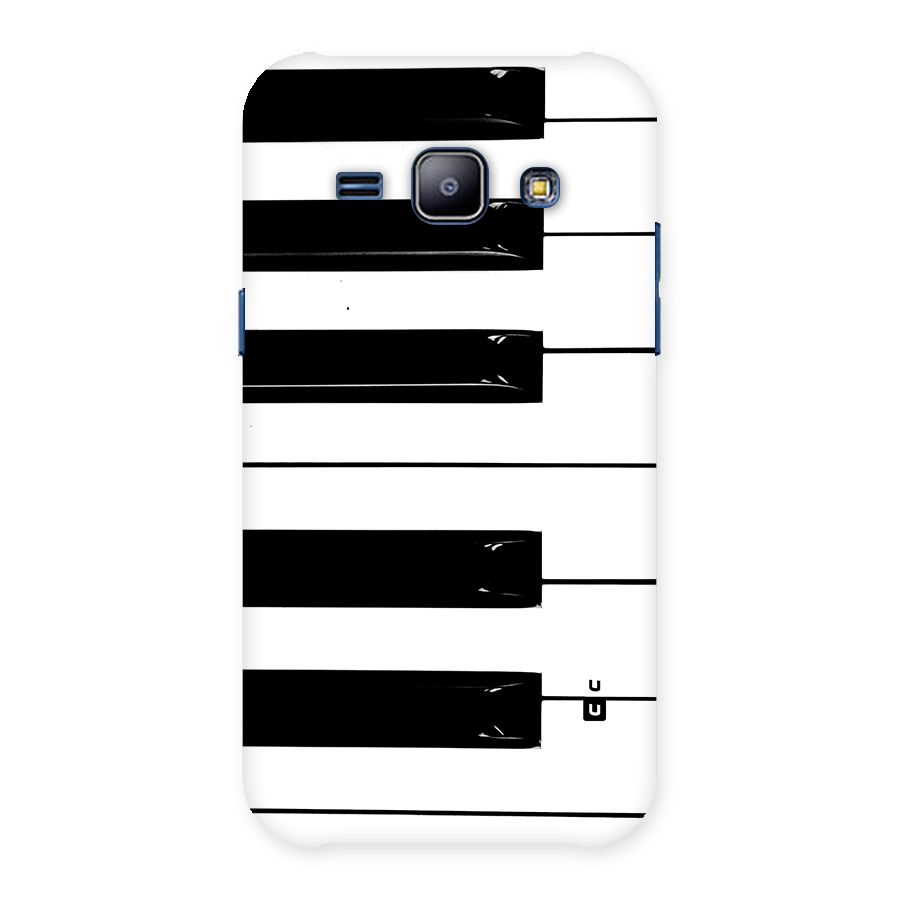 Paino Keys Printed Classy Back Case for Galaxy J1