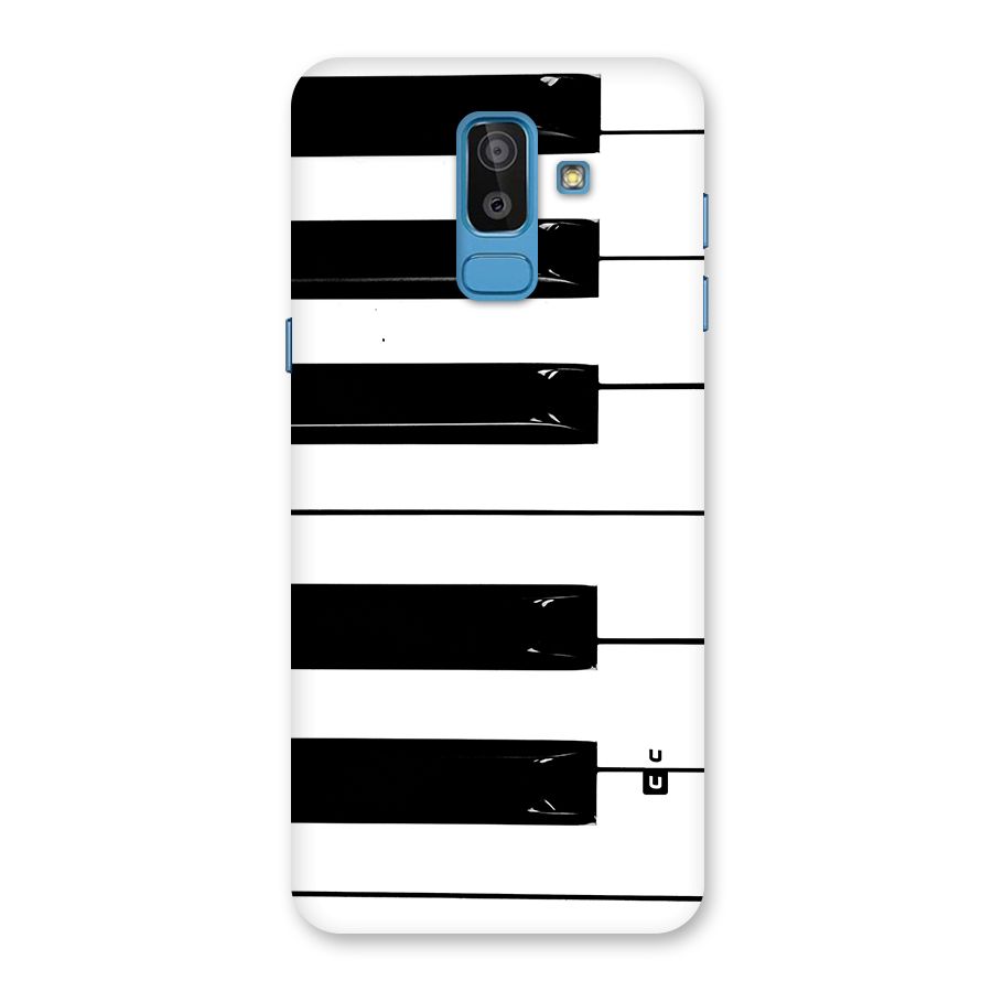 Paino Keys Printed Classy Back Case for Galaxy J8