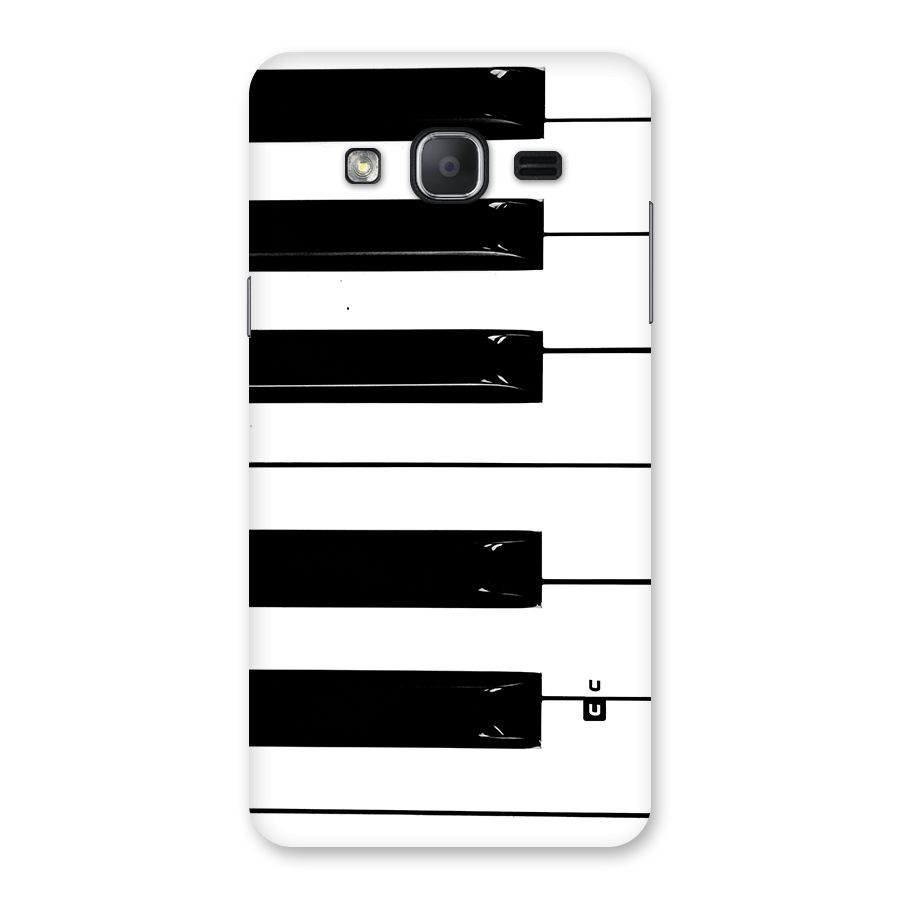 Paino Keys Printed Classy Back Case for Galaxy On7 2015