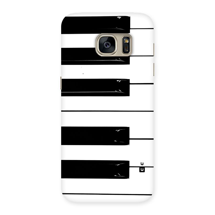 Paino Keys Printed Classy Back Case for Galaxy S7