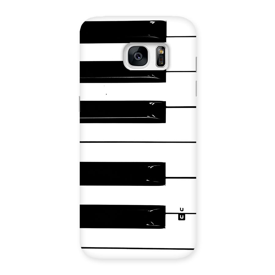 Paino Keys Printed Classy Back Case for Galaxy S7 Edge
