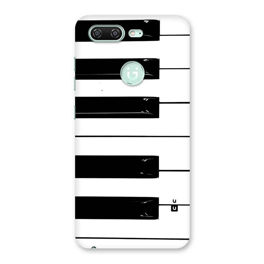 Paino Keys Printed Classy Back Case for Gionee S10