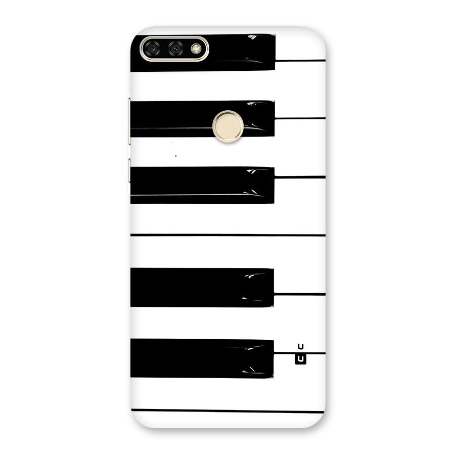 Paino Keys Printed Classy Back Case for Honor 7A