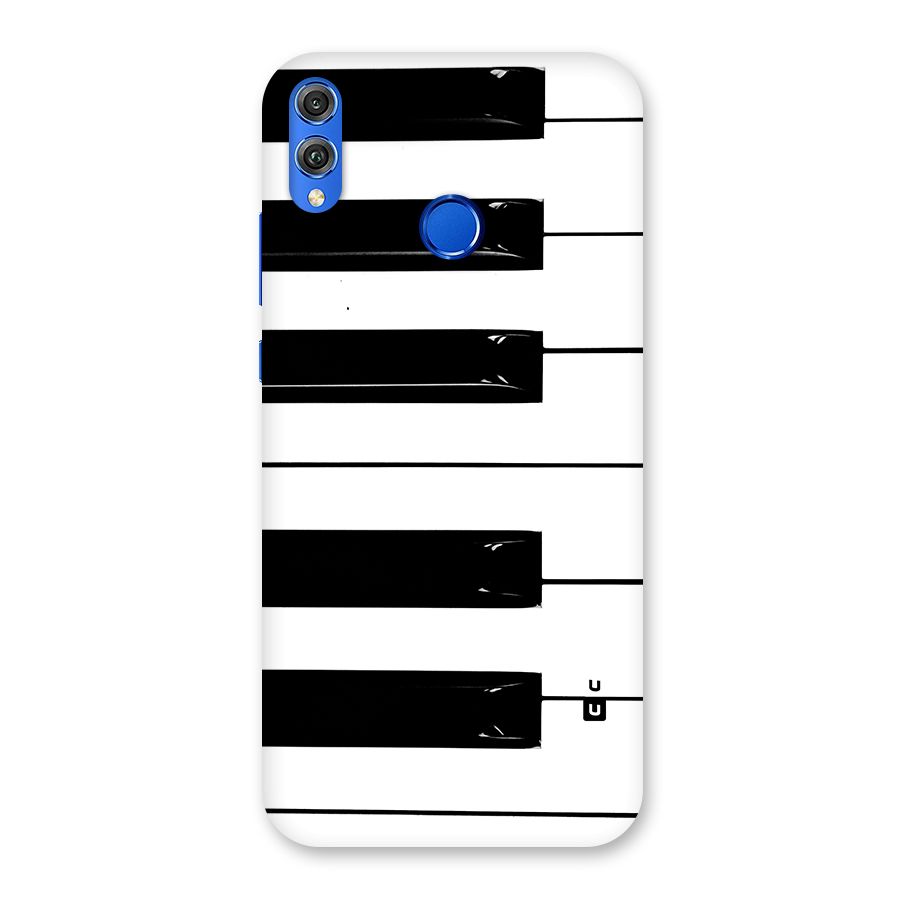 Paino Keys Printed Classy Back Case for Honor 8X