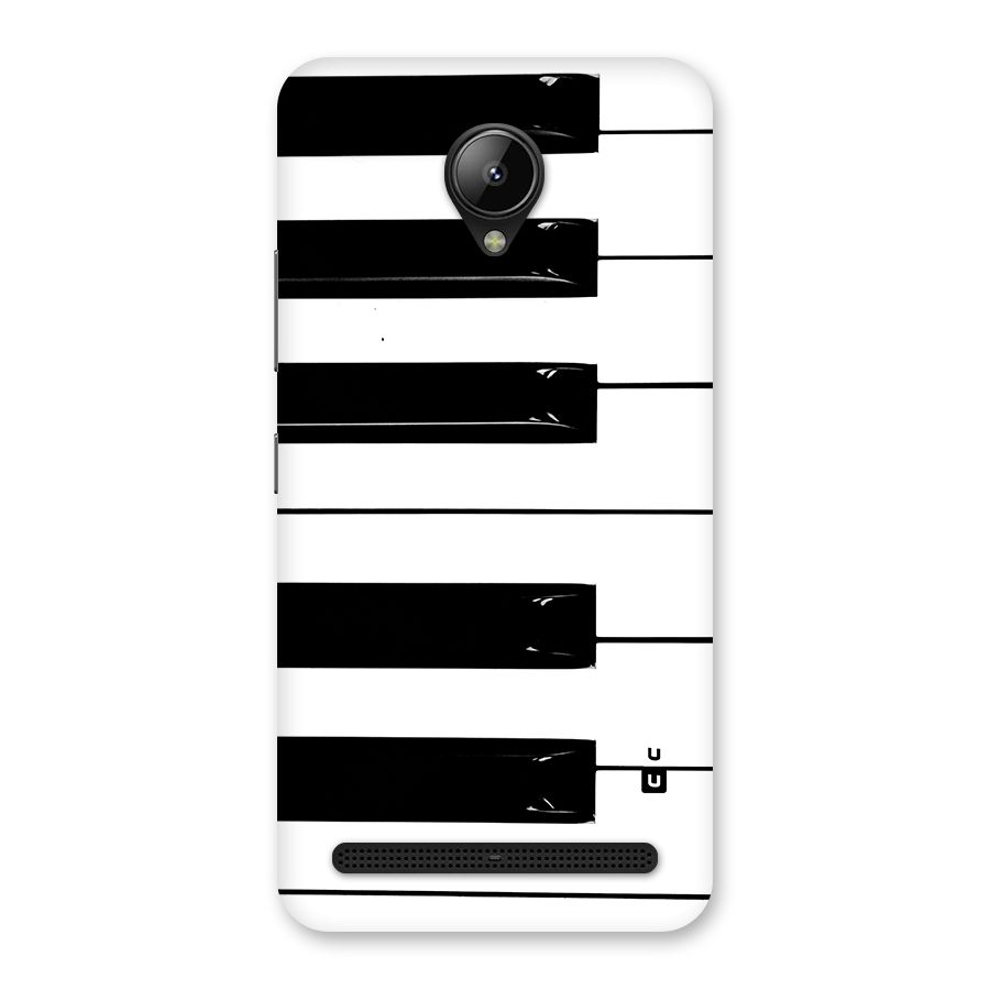 Paino Keys Printed Classy Back Case for Lenovo C2