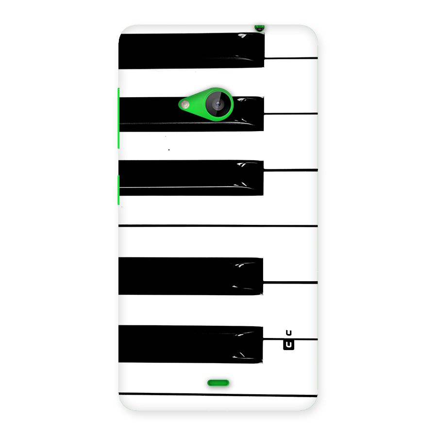 Paino Keys Printed Classy Back Case for Lumia 535
