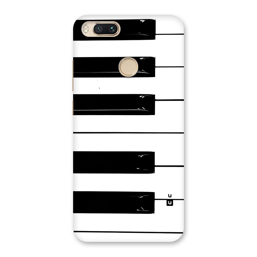 Paino Keys Printed Classy Back Case for Mi A1