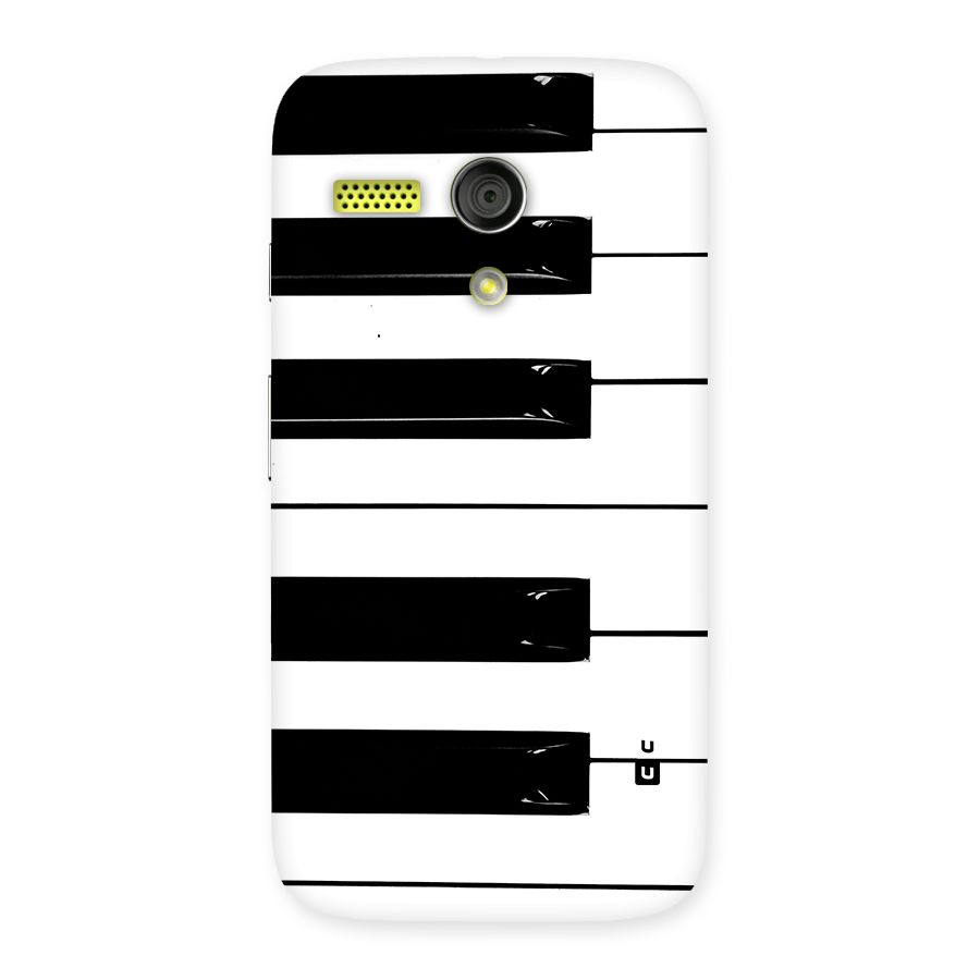 Paino Keys Printed Classy Back Case for Moto G