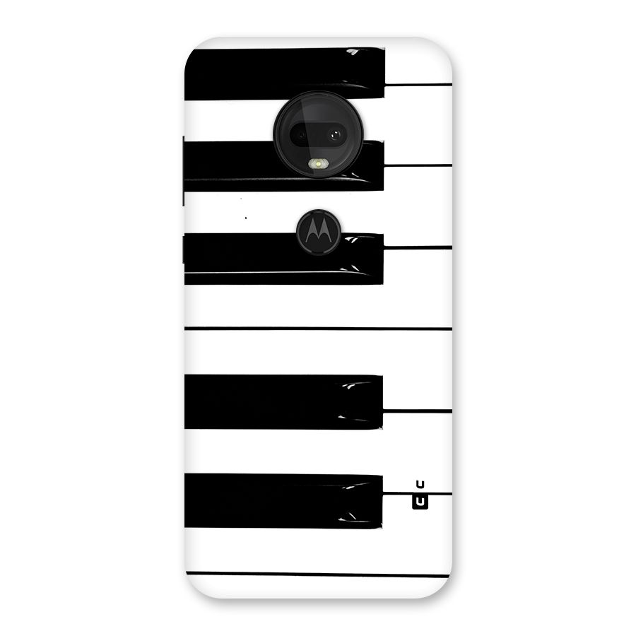 Paino Keys Printed Classy Back Case for Moto G7
