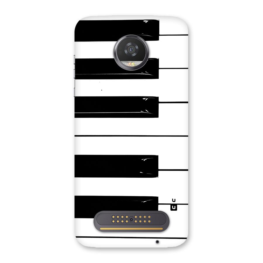Paino Keys Printed Classy Back Case for Moto Z2 Play