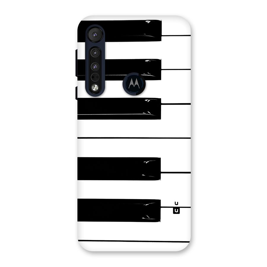 Paino Keys Printed Classy Back Case for Motorola One Macro
