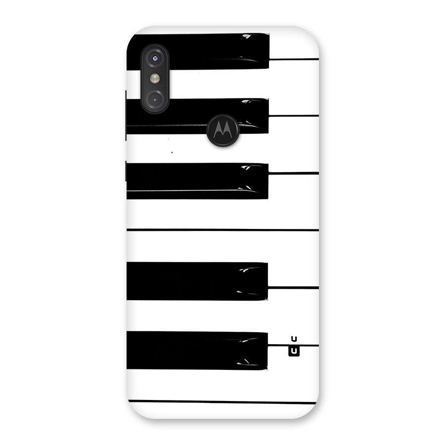Paino Keys Printed Classy Back Case for Motorola One Power