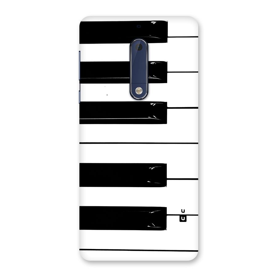 Paino Keys Printed Classy Back Case for Nokia 5