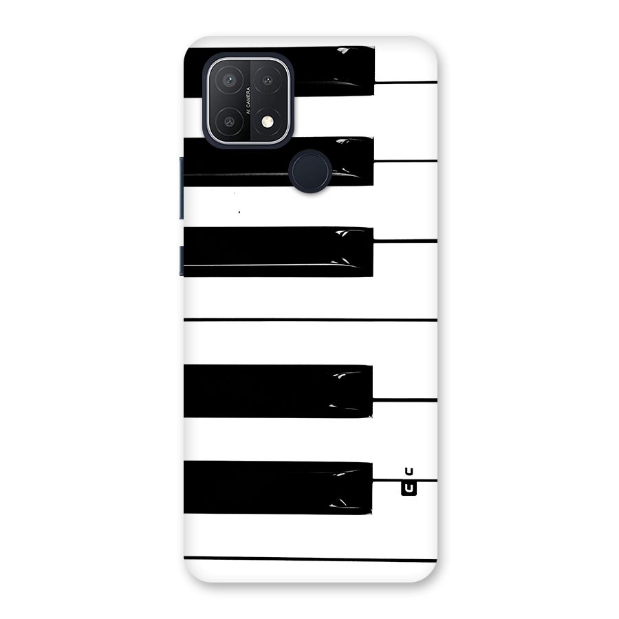 Paino Keys Printed Classy Back Case for Oppo A15