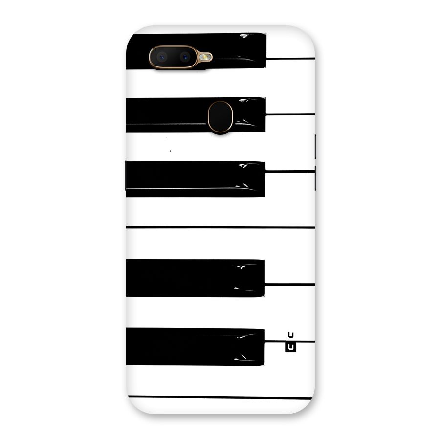 Paino Keys Printed Classy Back Case for Oppo A5s