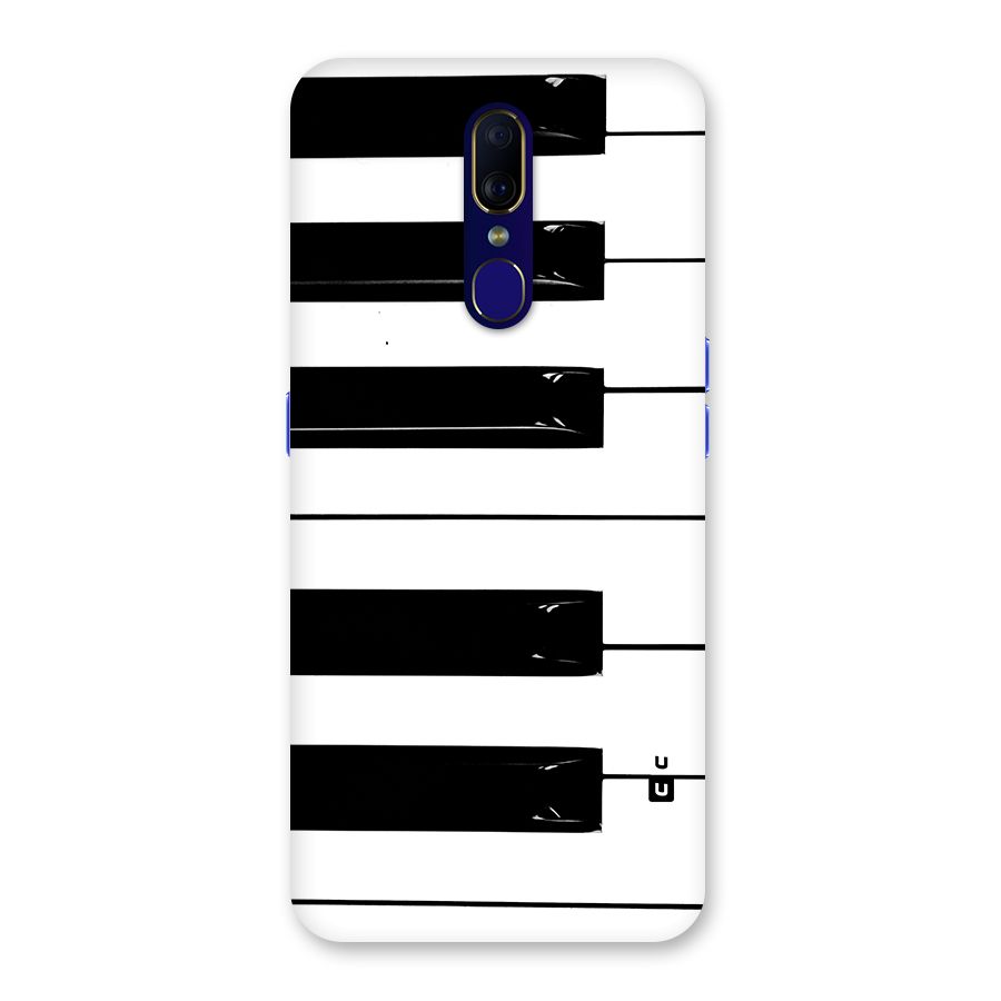 Paino Keys Printed Classy Back Case for Oppo A9
