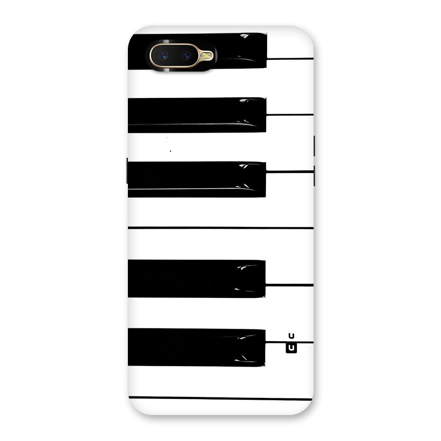 Paino Keys Printed Classy Back Case for Oppo K1