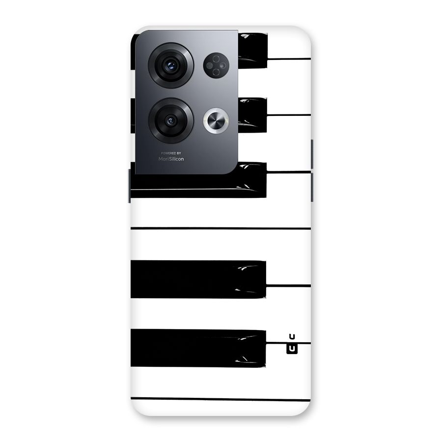 Paino Keys Printed Classy Back Case for Oppo Reno8 Pro 5G