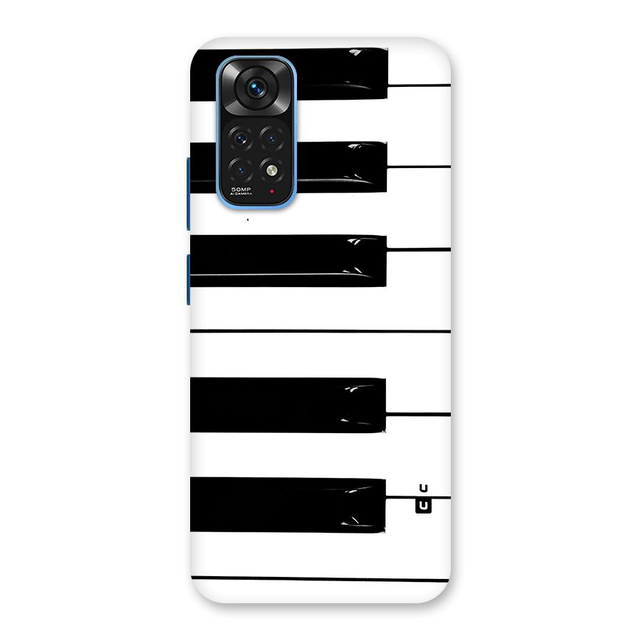 Paino Keys Printed Classy Back Case for Redmi Note 11S