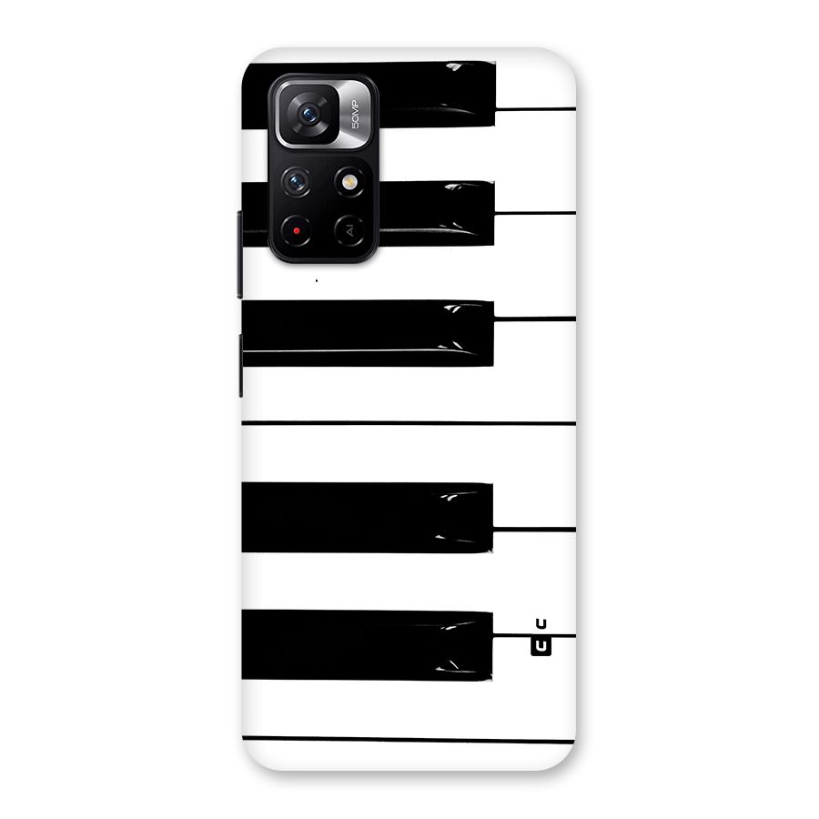Paino Keys Printed Classy Back Case for Redmi Note 11T 5G