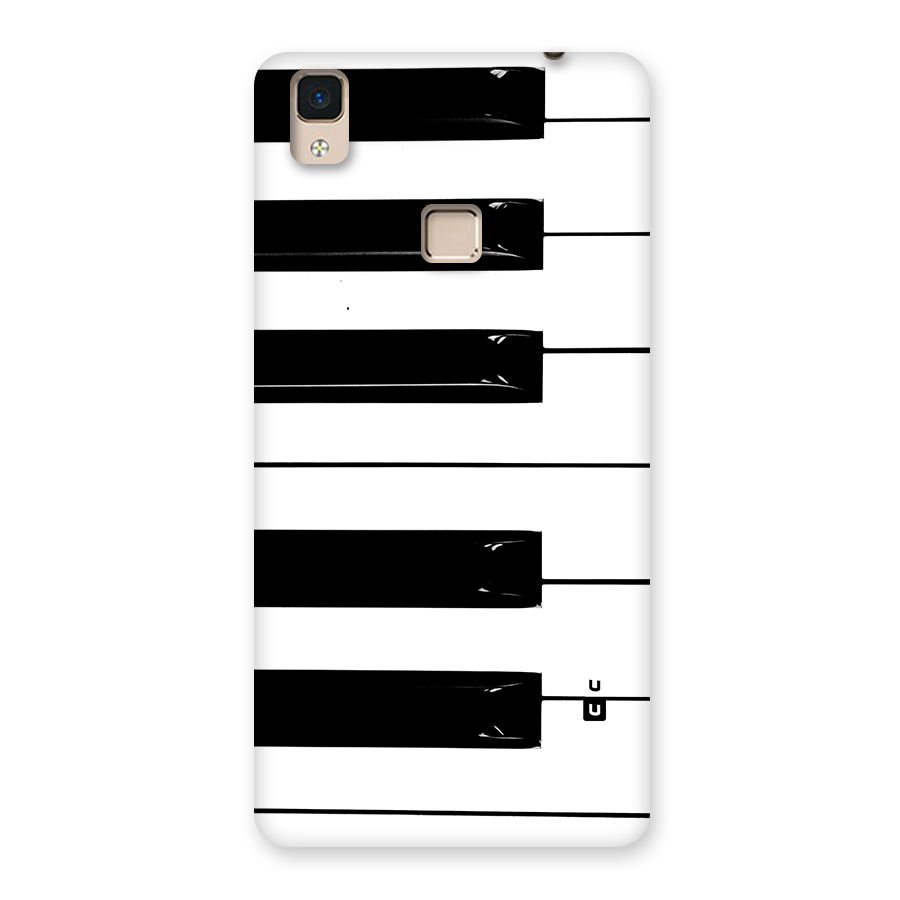 Paino Keys Printed Classy Back Case for V3 Max
