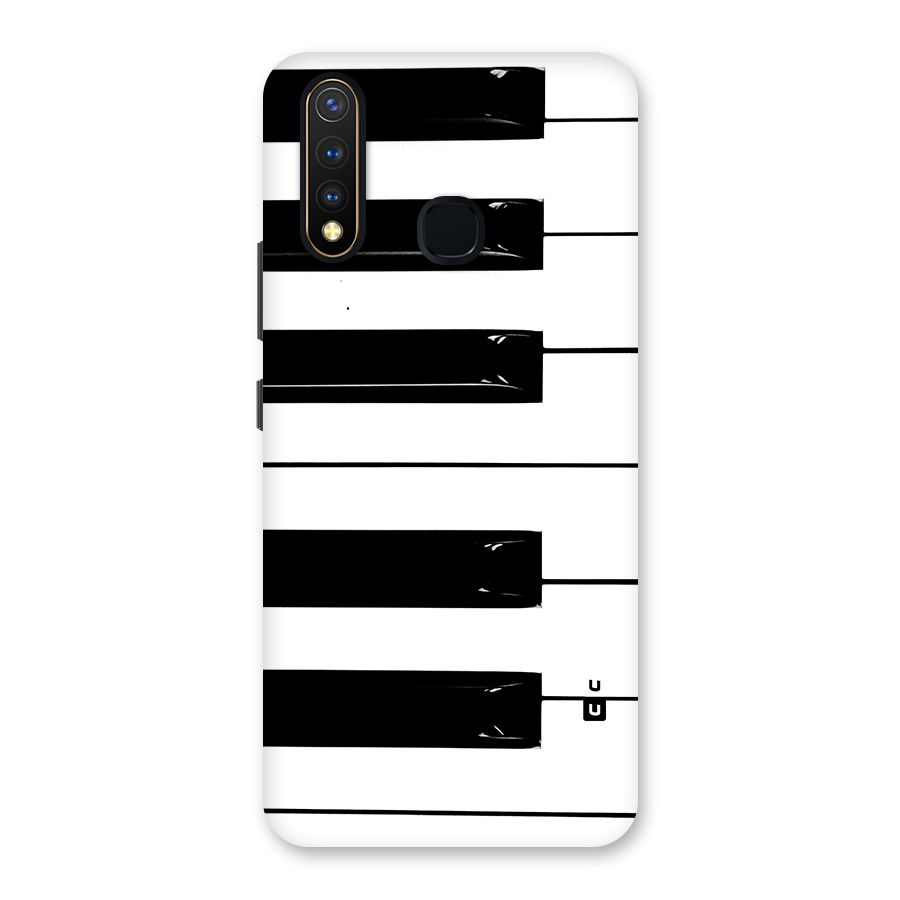 Paino Keys Printed Classy Back Case for Vivo U20